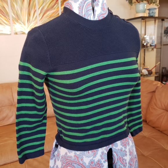 Forever 21 Sweater Nautical Buttons NWOT S… - Picture 3 of 6